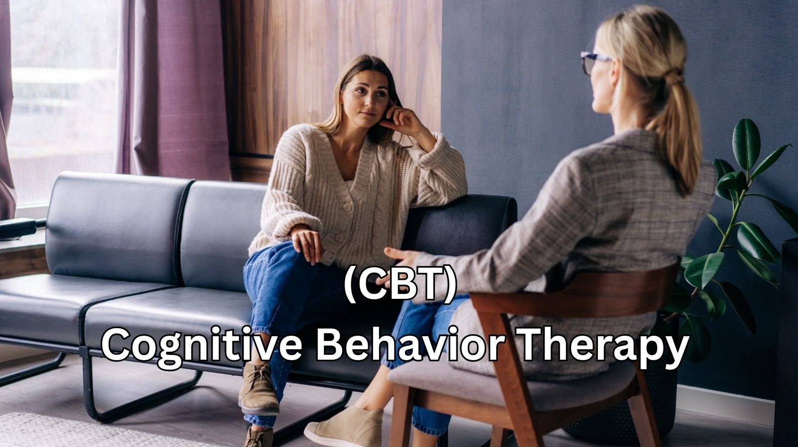 CBT therapy session for stress, anxiety, and depression