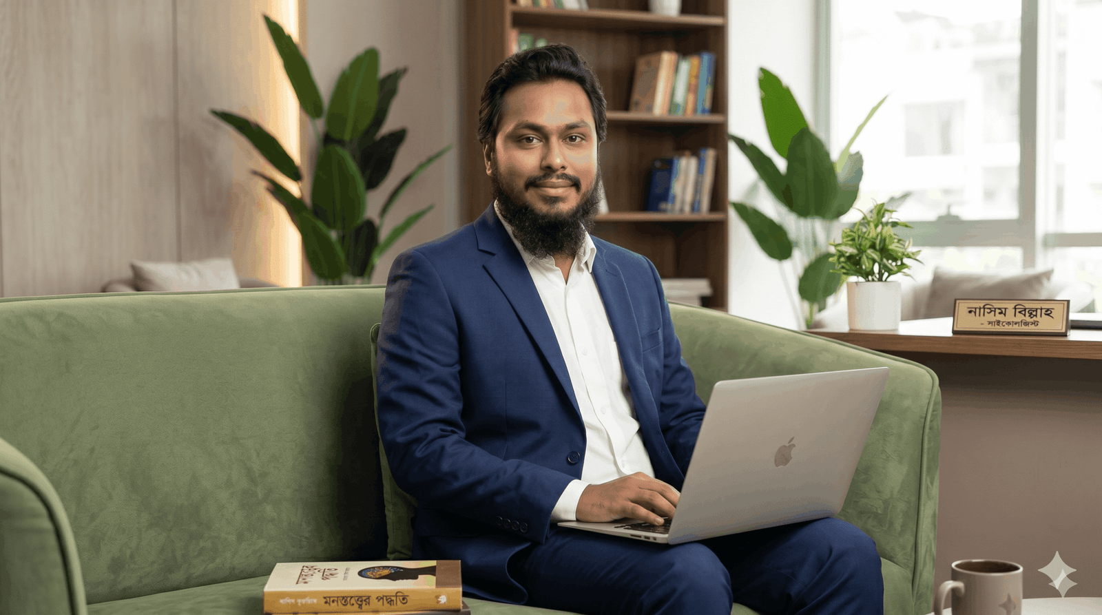 Nasim Billah, Clinical Psychologist and expert Bengali speaking psychologist in Berlin, providing online counseling for OCD, anxiety, panic, and sexual wellness.